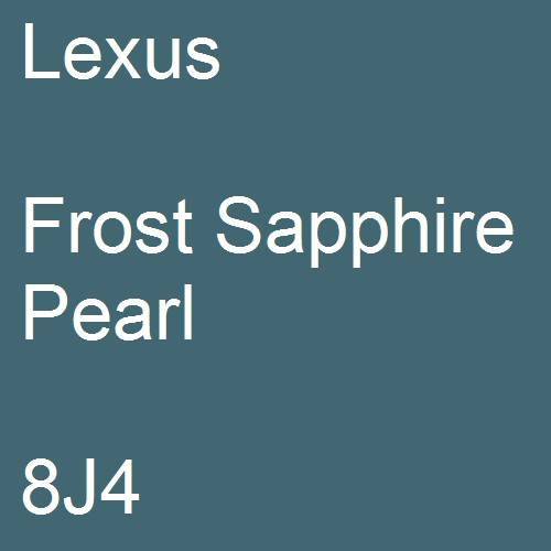 Lexus, Frost Sapphire Pearl, 8J4.